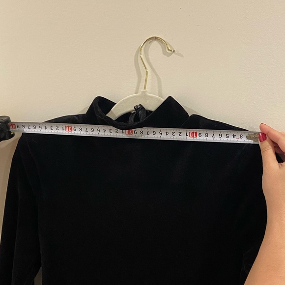 NWT Velvet Black Mock Neck Dress 🎁COMES WITH A GIFT🎁 - Picture 10 of 12